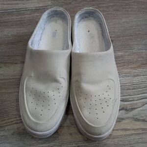 Nike Air Force 1 Lover XX Off White Slip-On Woman Size 10 (Missing Insoles)
